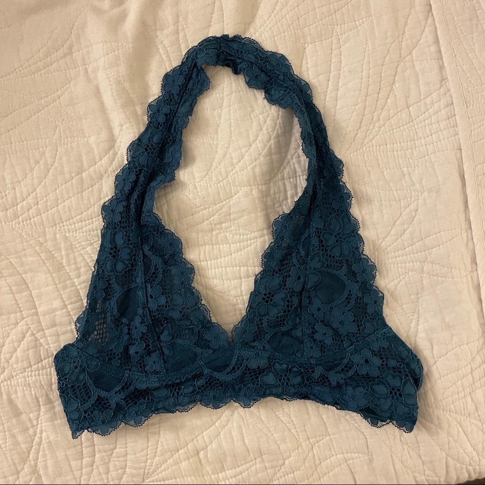 Free People Galloon Lace Halter Bra